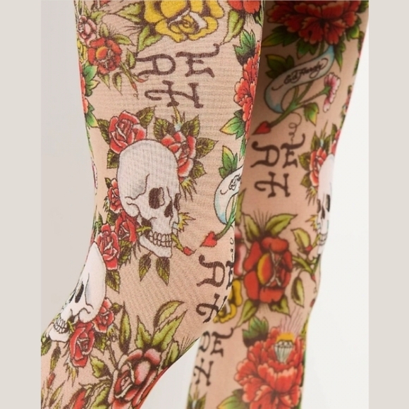 Ed Hardy Accessories - Ed Hardy 2 pack tights